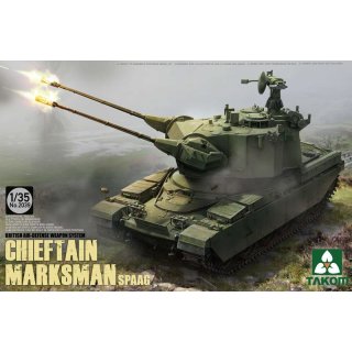 1:35 Takom British Air-defense Weapon System Chieft Chieftain Marksman SPAAG