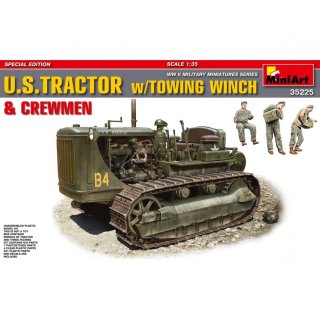 1:35 U.S.Tractor w/Towing Winch&Crewmen Speci Special Edition