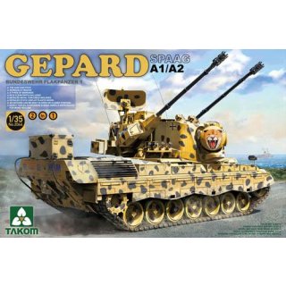 1:35 Takom Bundeswehr Flakpanzer 1 Gepard SPAAG A1/ /A2 2in1