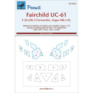 1:72 Peewit Fairchild UC-61/F.24-J2K-2 Forwarder/Argus Mk.I-III ( for  Legato (…