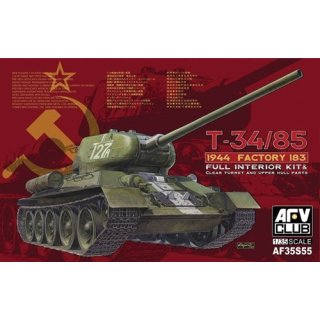 1/35 AFV Club RUSSIAN T-34/85 MOD 1944 with Full interior