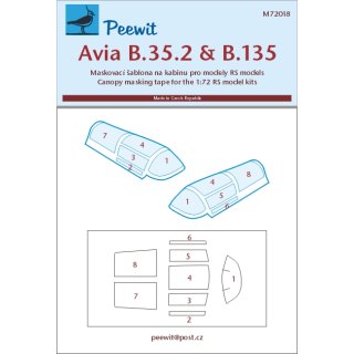 1:72 Peewit Avia B-35 & B-135 ( for  RS models kits)