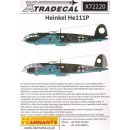 1/72 Xtradecal Heinkel He-111P-2 (8) 1G+BB Stab1/KG27 Der...