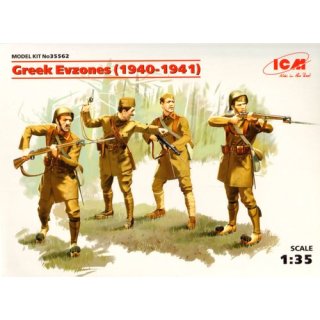 1:35 Greek Evzones (1940-1941) (4 Figures)