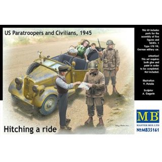 1:35 Hitching a ride US Paratroopers a.Civili The kit doesnt contain a car