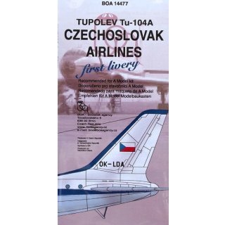 TUPOLEV TU-104A CZECHOSLO