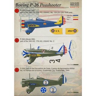 BOEING P-26 PEASHOOTER 1.