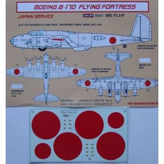 BOEING B-17D JAPANESE SER
