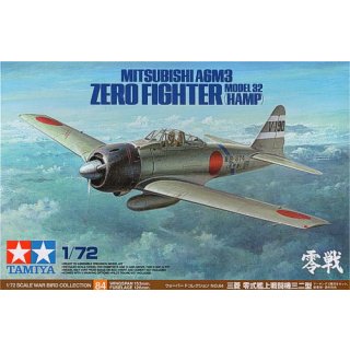 1:72 Mits. A6M3 Zero Fighter Mo. 32 Hamp