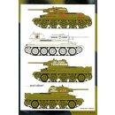1/35 Authentic Decals Soviet T-34 type 76 x 9 options