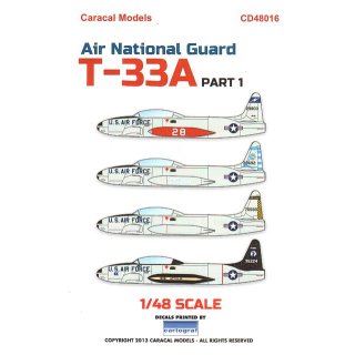 AIR NATIONAL GUARD T-33A