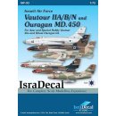 1/72 Isra Decal IAF VAUTOUR IIA/IIB/IIN A/B/N and Ouragan...