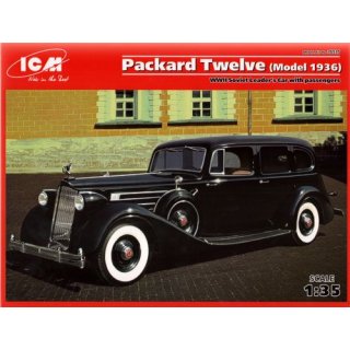 1:35 Packard Twelve 1936 WWII Soviet Leaders Car with Passengers