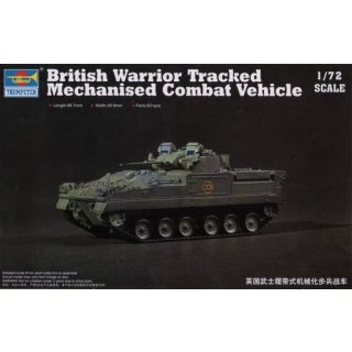 1:72 British Warrior Tracked Mechanized Vehic