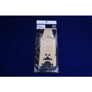 1/350 Mk1 MUSASHI WOODEN DECK  (designed to be used with old Tamiya kits)