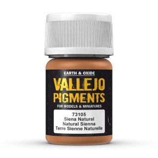 73105 Vallejo Pigments Natural Sienna 35ml