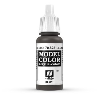 70822 Vallejo Model Color German Cam.Black Brown 17ml
