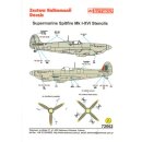 1/72 Techmod Supermarine Spitfire Stencil Data for two...