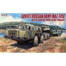 1/72 Russian Army MAZ-7410with semi trailer