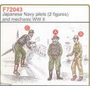 2 JAPANESE NAVY PILOTS WW