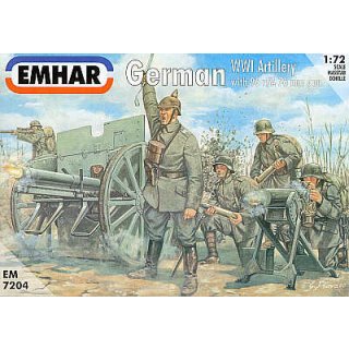 1/72 Emhar German WWI Artillery with 96 n/A 76 mm gun