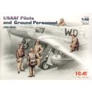 1:48 USAAF Piloten und Bodenpersonal
