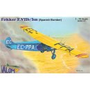 1/72 Valom Fokker F.VIIb/3m. Decals Spanish Bomber and...