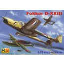 FOKKER D-XXIII. DECALS FO
