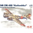 1:72 Spanischer Bomber SB 2M-100
