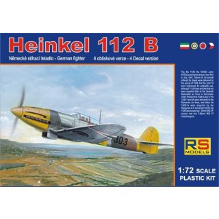 1/72 RS models HEINKEL 112. DECALS HUNGA
