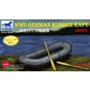 WWII German Rubber Rafts with oars x 2