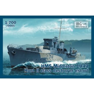 1/700 IBG models HMS Middleton 1943 Hunt II class destr…