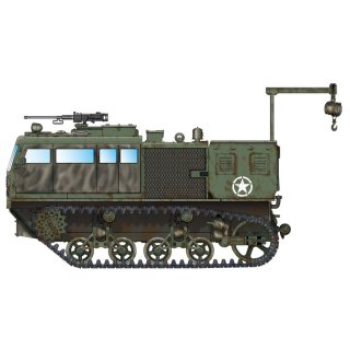1:72 M4 High Speed Tractor(155mm/8-in./240mm)