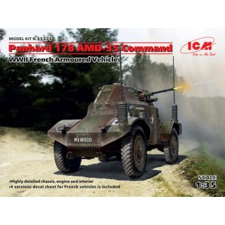 1/35 ICM Panhard 178 AMD-35 Command, WWII Frenc…