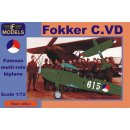 Fokker C.VD with decals for 4 x Hollan…