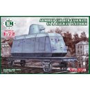Armored car DTR-casemate on railway pl…