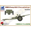 1/35 Bronco: WWII US army M3A1 37mm anti-tank gun