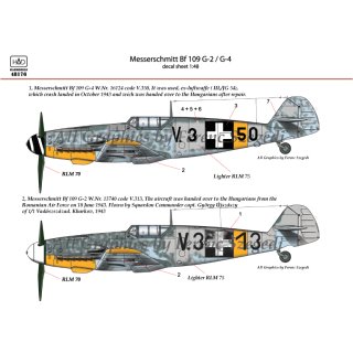 Messerschmitt Bf-109G-2/Bf-109G-4