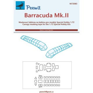 1:72 Peewit Fairey Barracuda Mk.II ( for  Special Hobby kits)