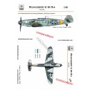Messerschmitt Bf 109G-6 decal sheet li…