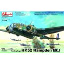 1/72 AZ Model Handley-Page Hampden Mk.I (this is the now discontinued Valom kit with new clear…