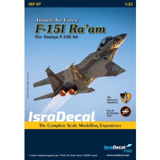 "IAF F-15I Ra""am, 1/32 scale. Marking f…"