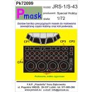 1:72 Pmask Sikorsky S-43 (JRS.1) canopy and wheel paint...