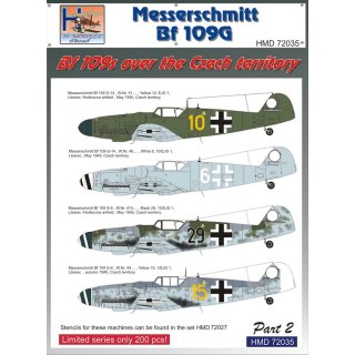 Messerschmitt Bf-109s Over the Czech T…