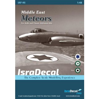 Middle East Meteors - Decal of marking…