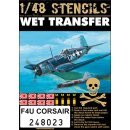 Vought F4U Corsair Stencils Wet Transf…