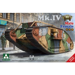 WWI Heavy Battle Tank Mk IV 2 in 1 (Sp…