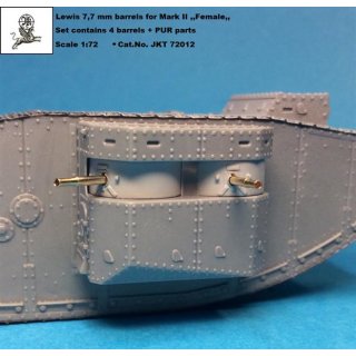 Lewis 7,7 mm for the WWI tank Mk.II Fe…