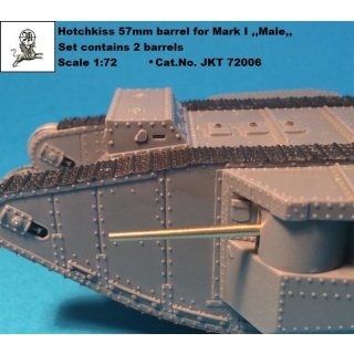Hotchkiss 57mm metal barrels for WWI t…