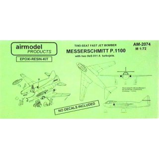 1/72 Airmodel products Messerschmitt Me P.1100 with HeS011A t…